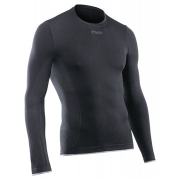 Picture of NORTHWAVE - SURFACE BASELAYER LS BLACK